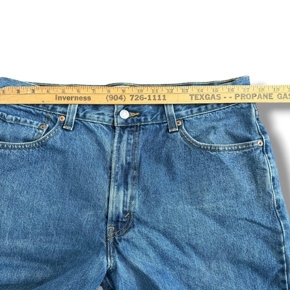 Levis 550 Relaxed Fit Jeans Mens 36x36 Medium Wash‎ Denim Classic (Fits 36x34) - Picture 7 of 10